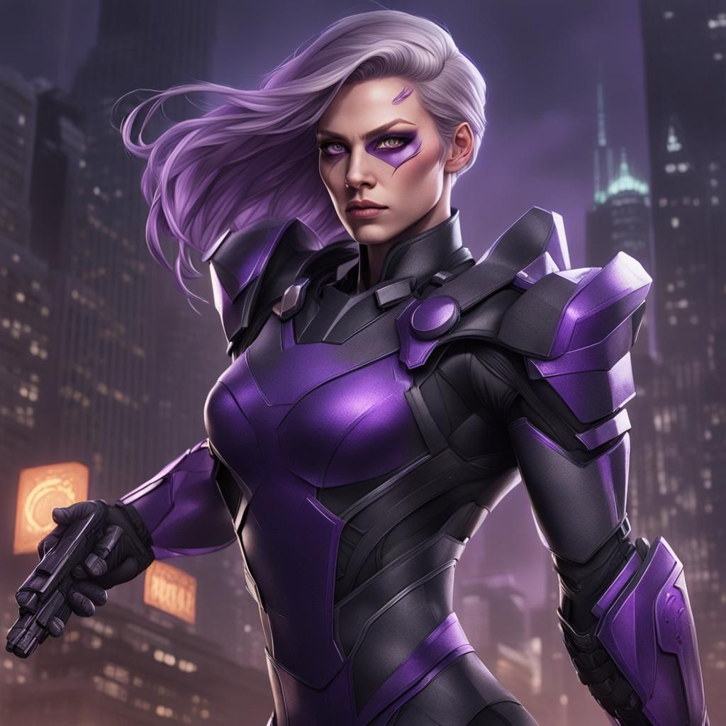 Supervillain Portrait in Hyperdetailed Concept Art