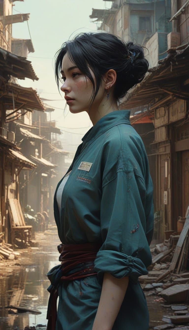 Cyborg Warriors Clash in a Futuristic Ecosystem