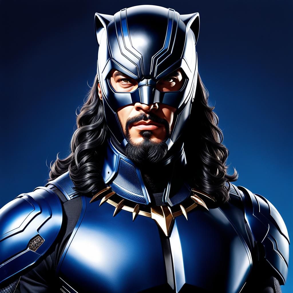 Italian Businessman in Armored Spandex: Hyperrealistic Splas...