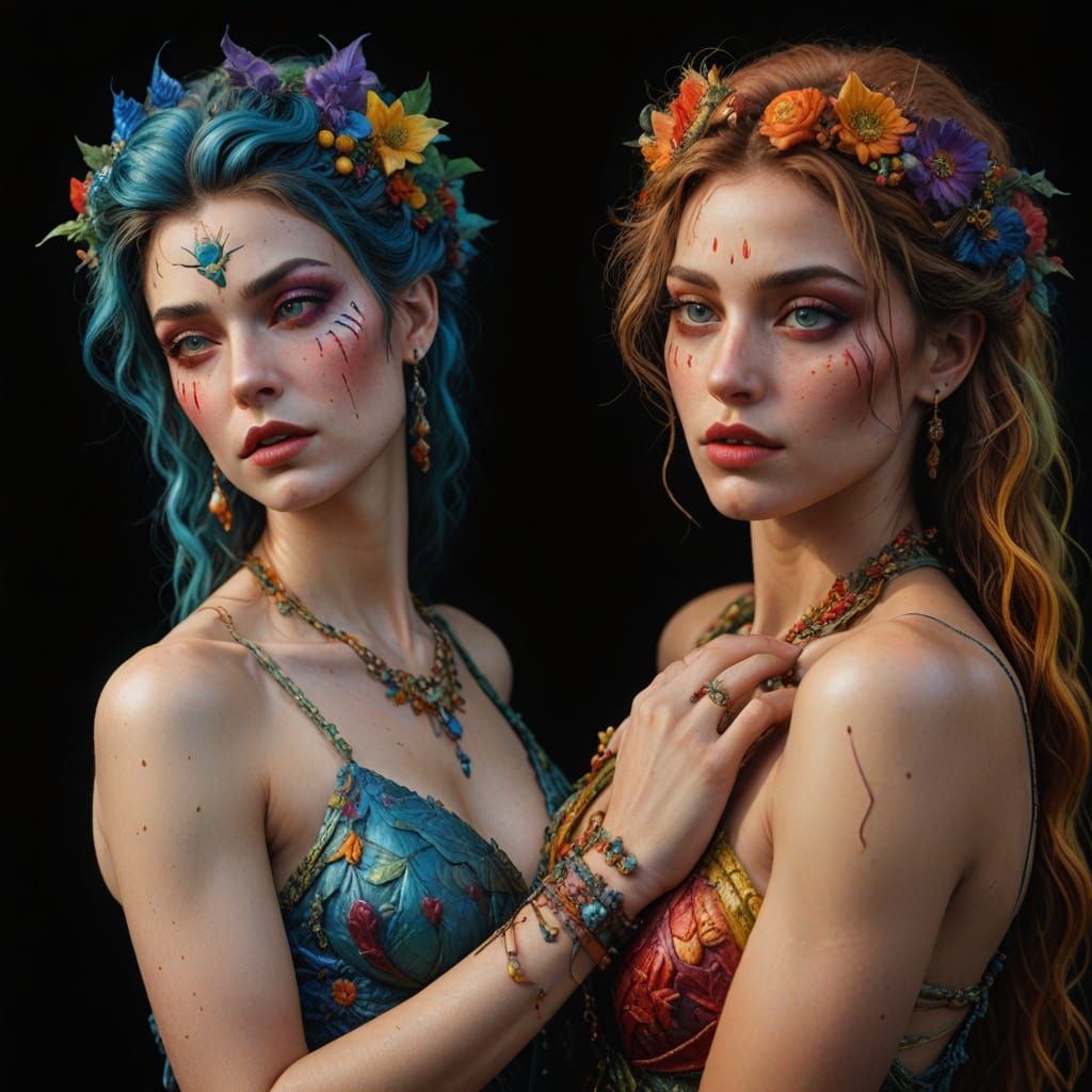 Breathtakingly Detailed Cinematic Portrait in Vivid Colors