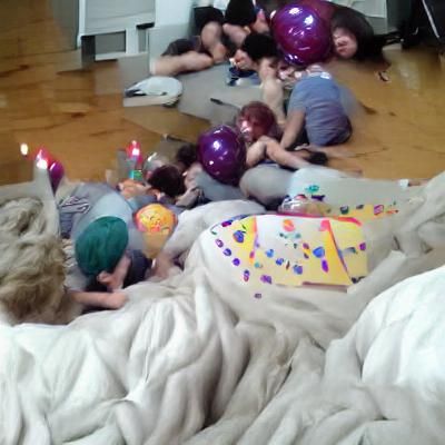 Melancholy Birthday: Laying Down During Celebration