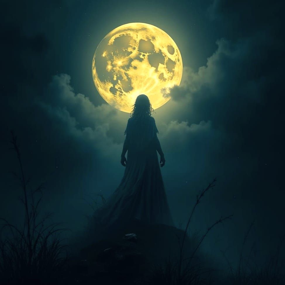 Blue Moon: Dark, Dangerous Beauty in Blacklight