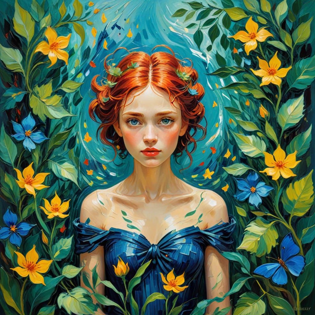 Dreamlike Faerie Scene in Whimsical Artistic Style