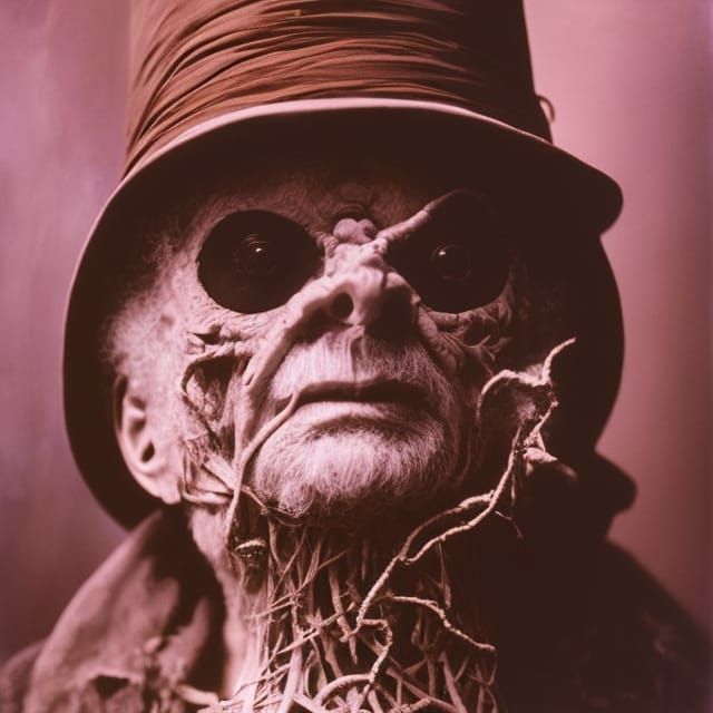 Surreal Occult Vision in Dark Fantasy Style