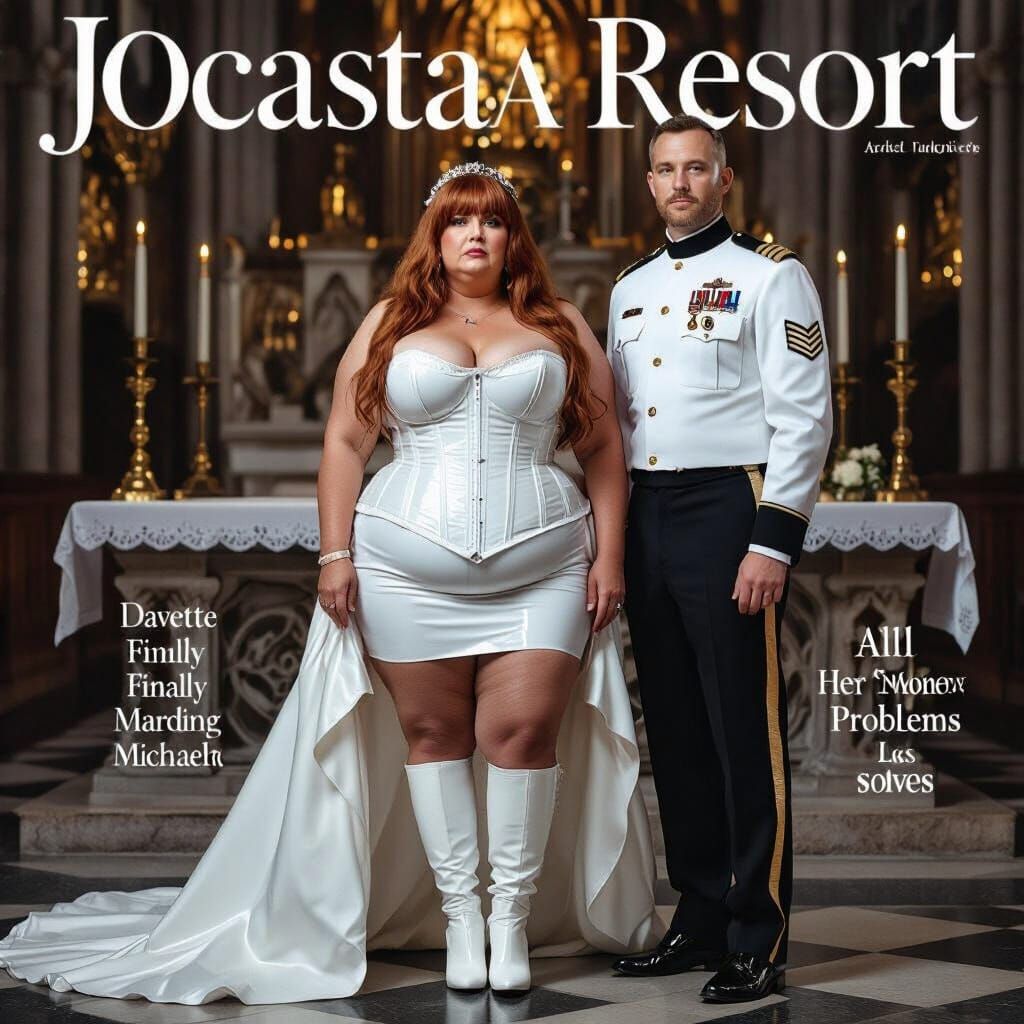 Gothic Cathedral Wedding with Succubi Guests