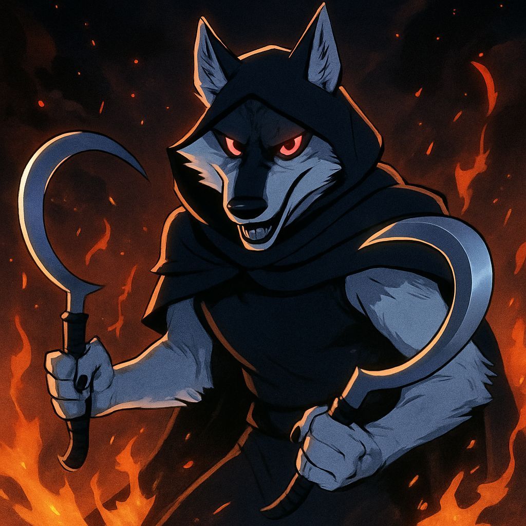 Death from Puss in Boots in Anime Style