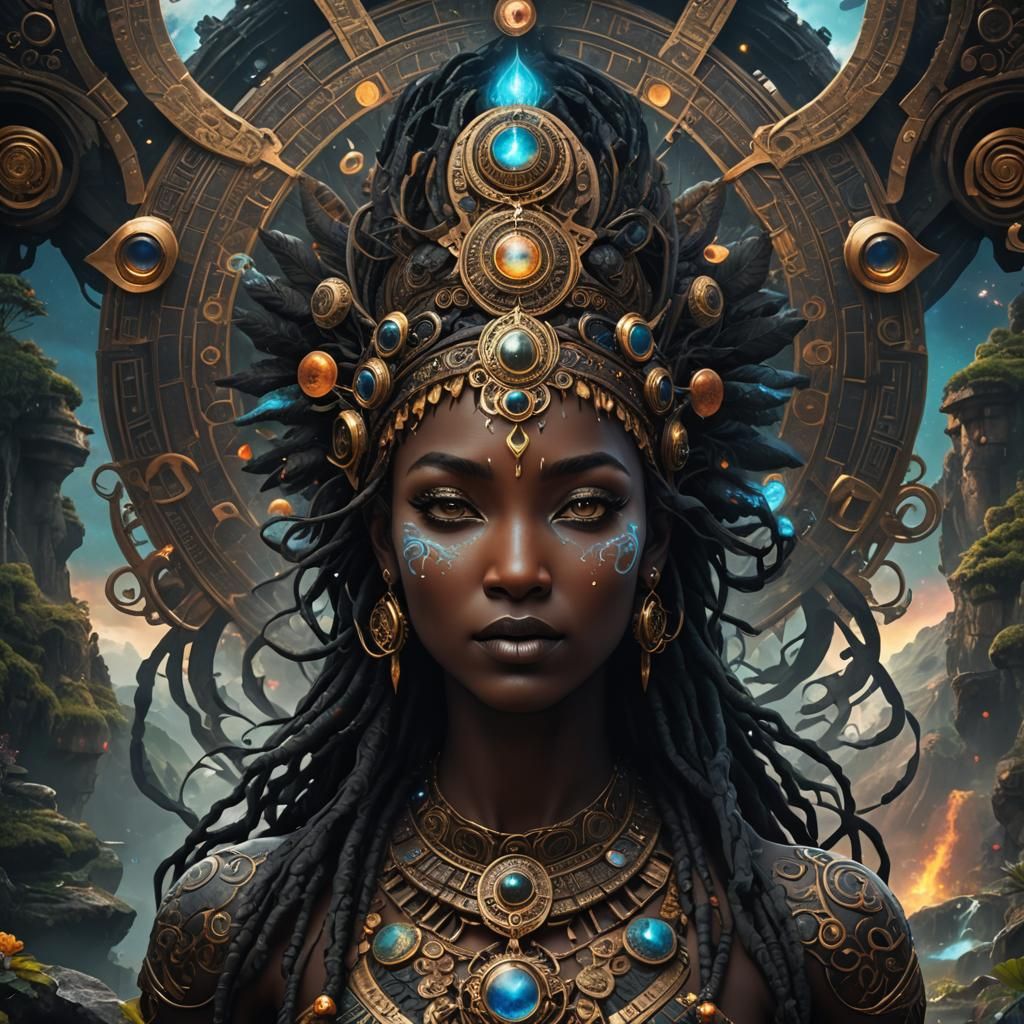 Earth Goddess of the Four Elements