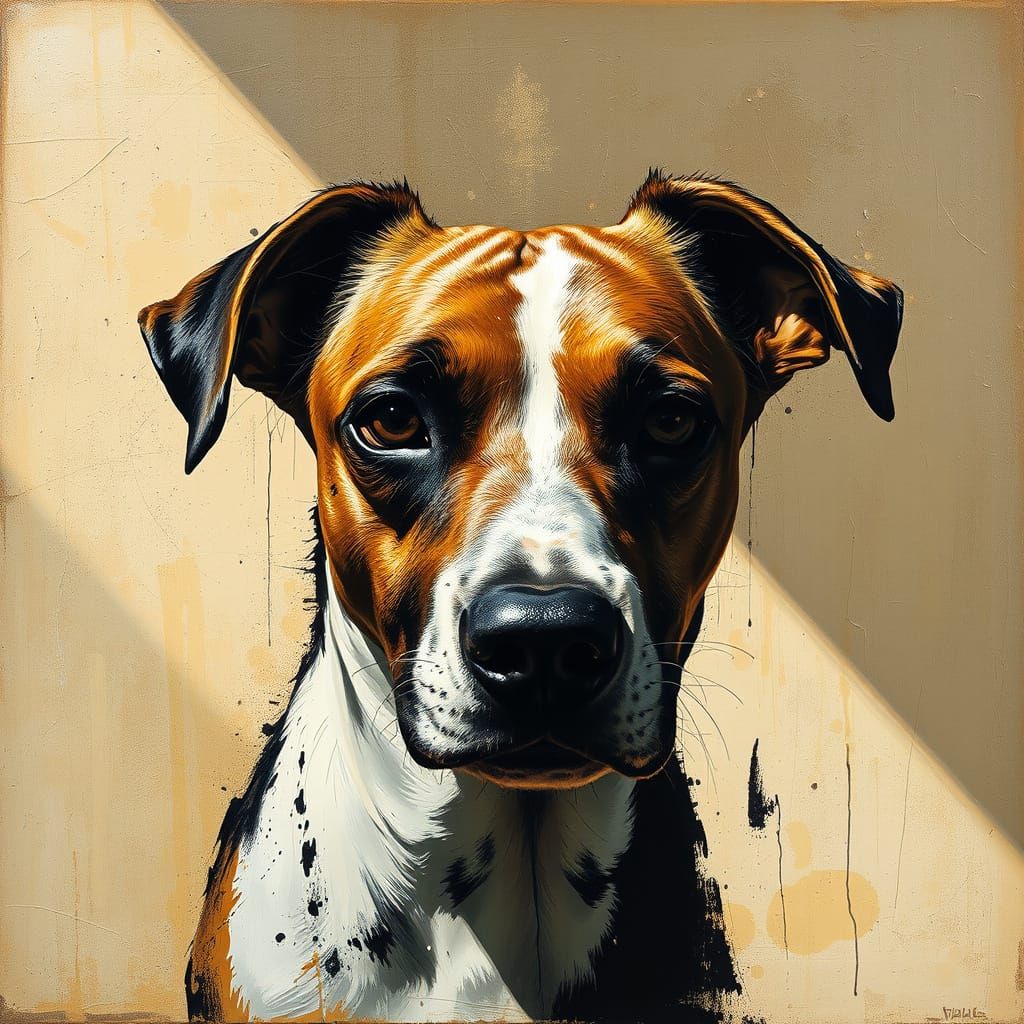 Dog in Sunlight: Abstract Expressionism Meets Film Noir