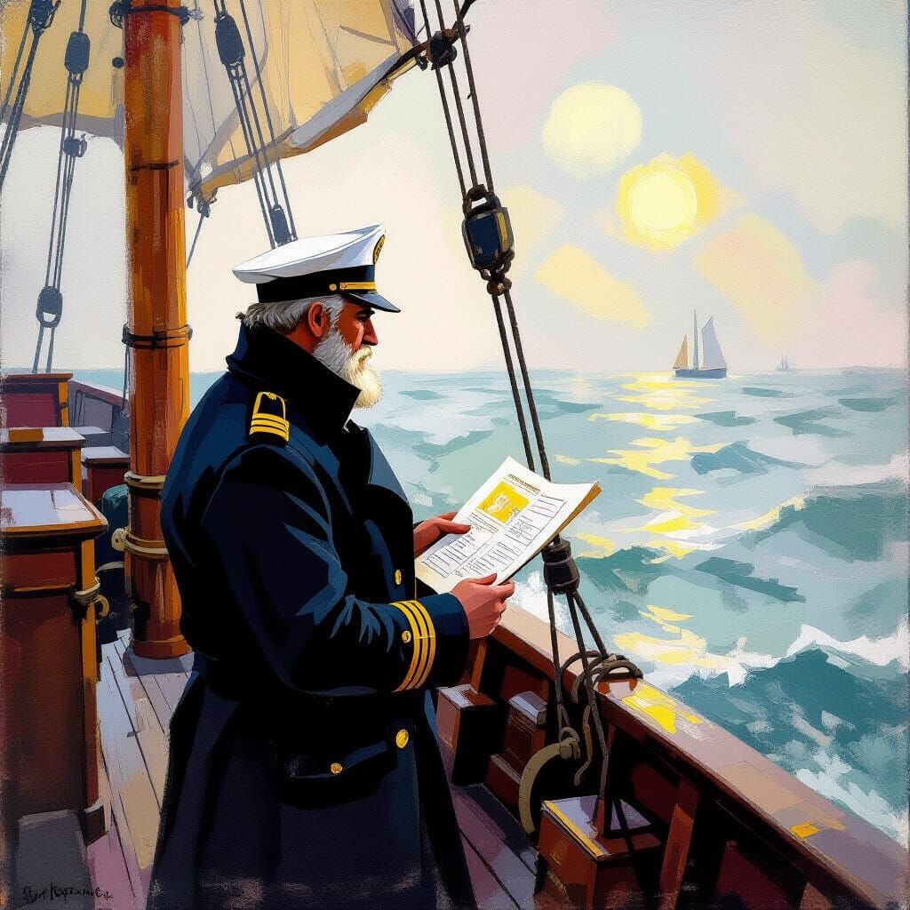 Downeaster Alexa in Impressionist Style