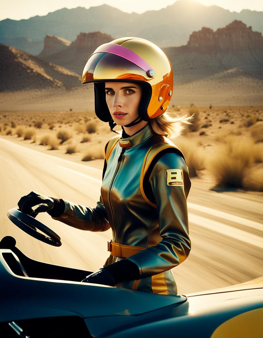 Emma Roberts as Penelope Pitstop: Desert Race