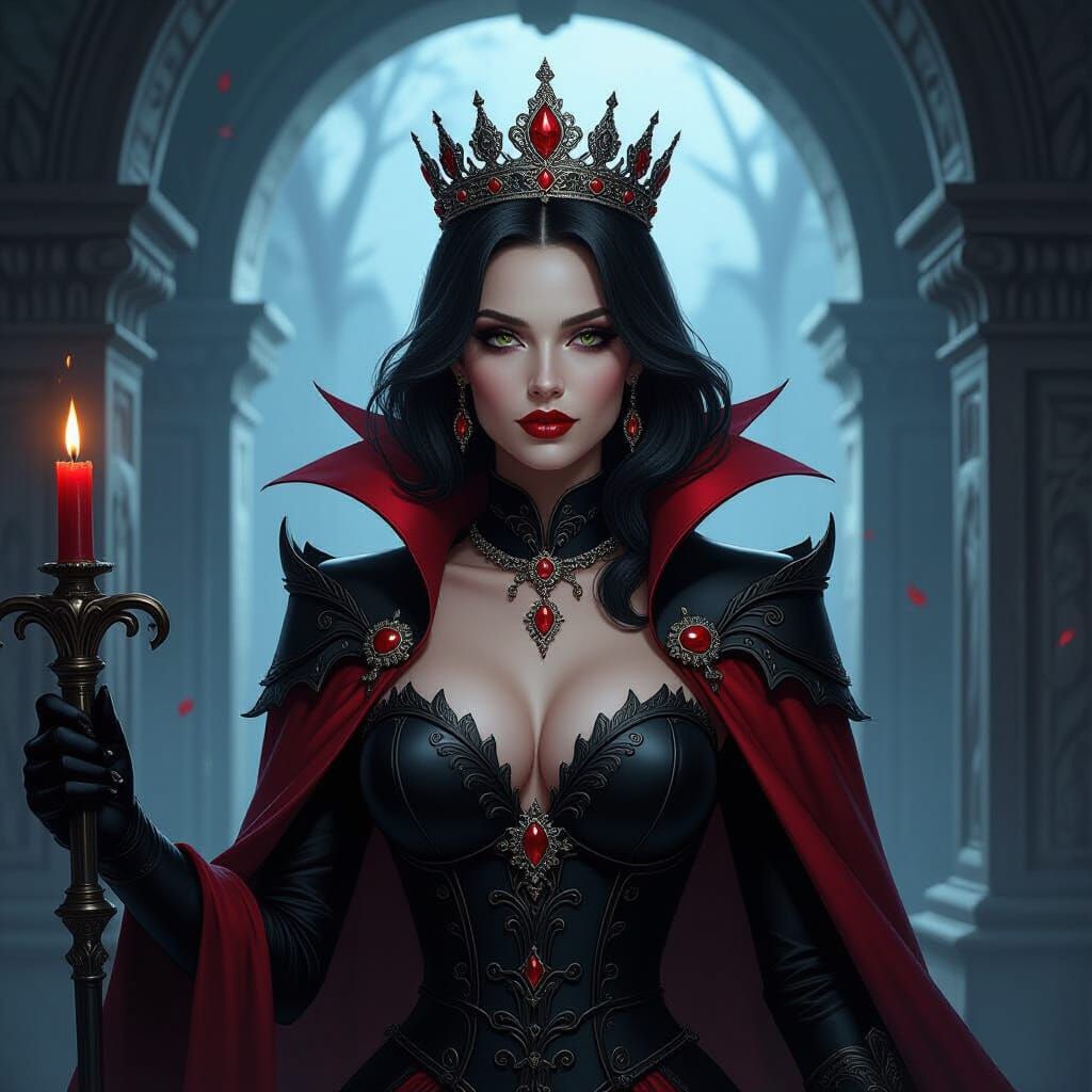 Vampire Queen in Regal Tomb
