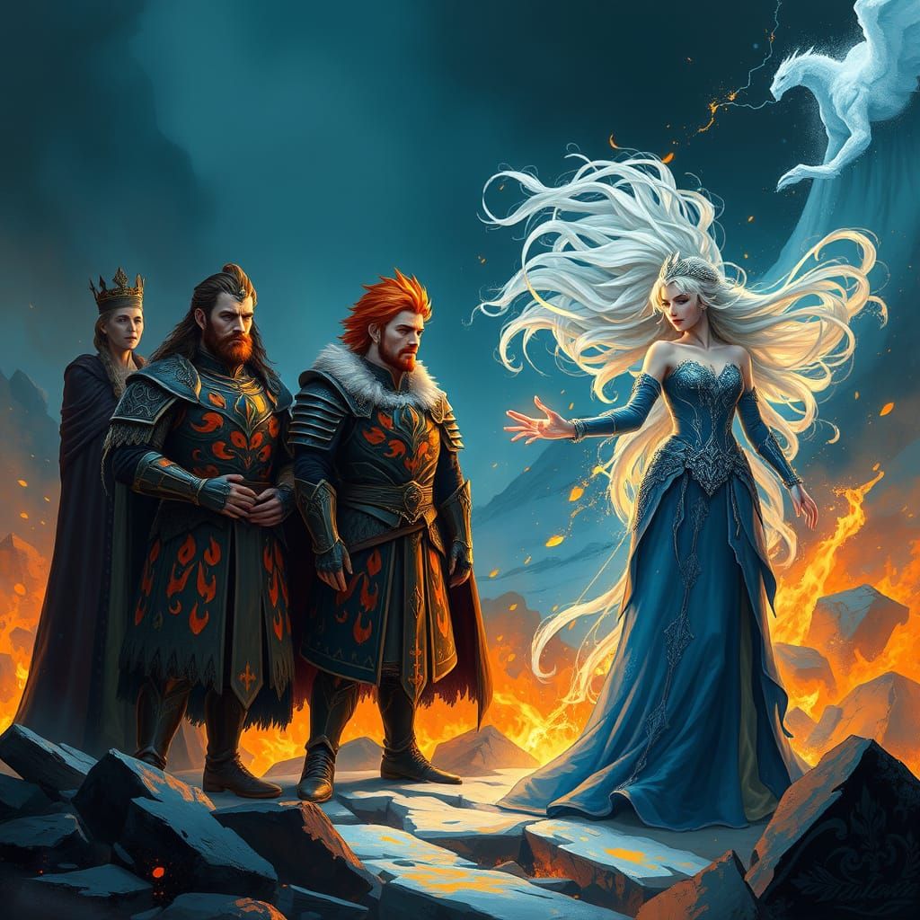 Fiery Phoenix Prince Ignis and Queen Freya Unite Amidst Blaz...