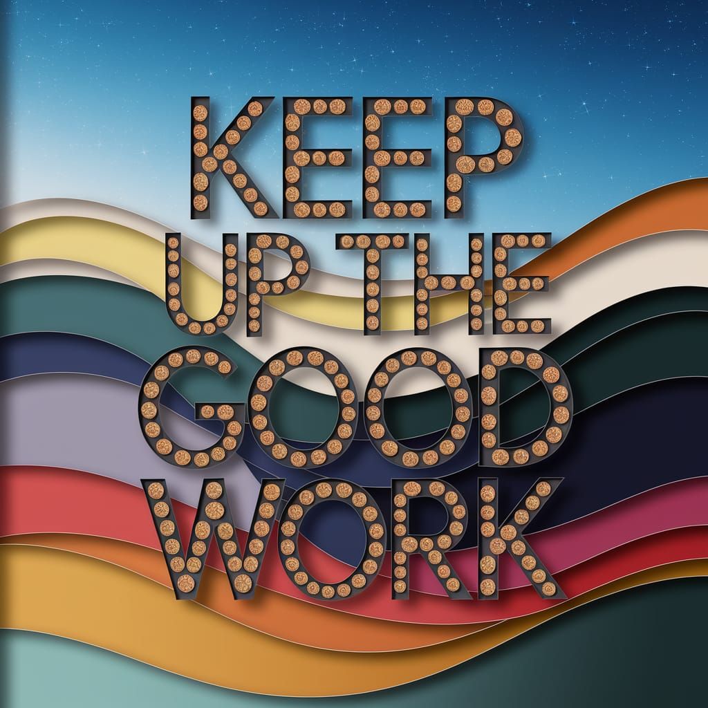 Intricate Paper Sculpture in Earthy Tones with Gold Leaf