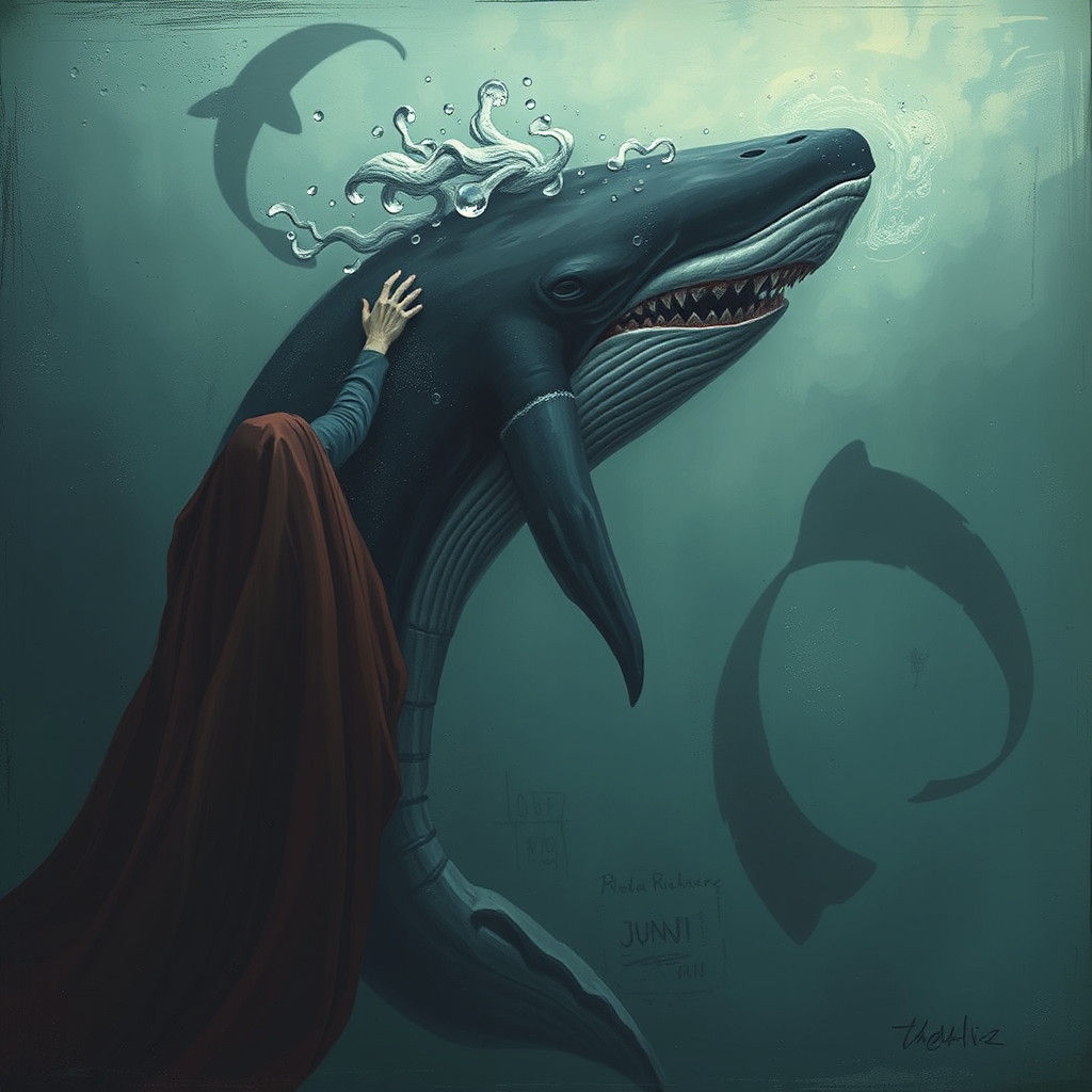 Sinister Human Whale Hybrid in Ito Style