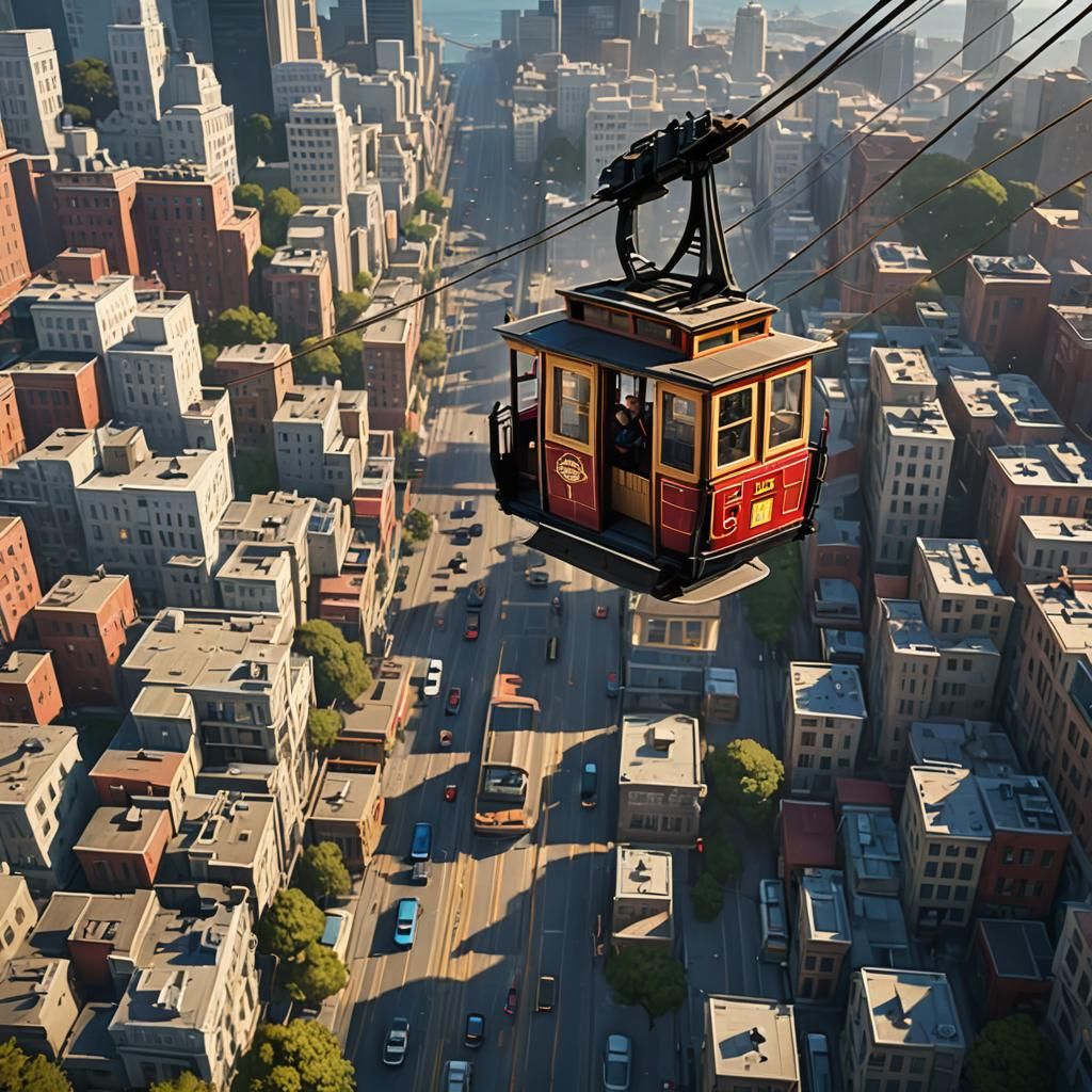 Hanging by a Thread in Midair
