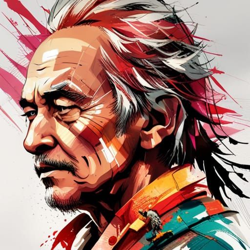 Mister Miyagi Manga Masterpiece in 8K