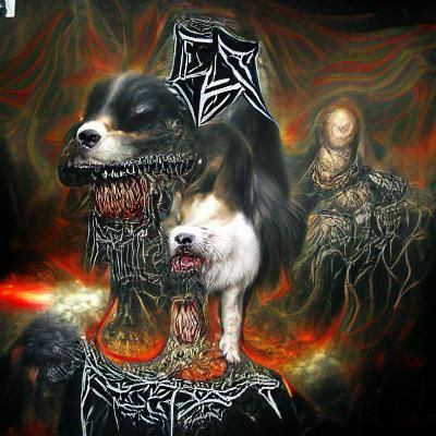 Epic Metal Dog Dark Cover Artwork