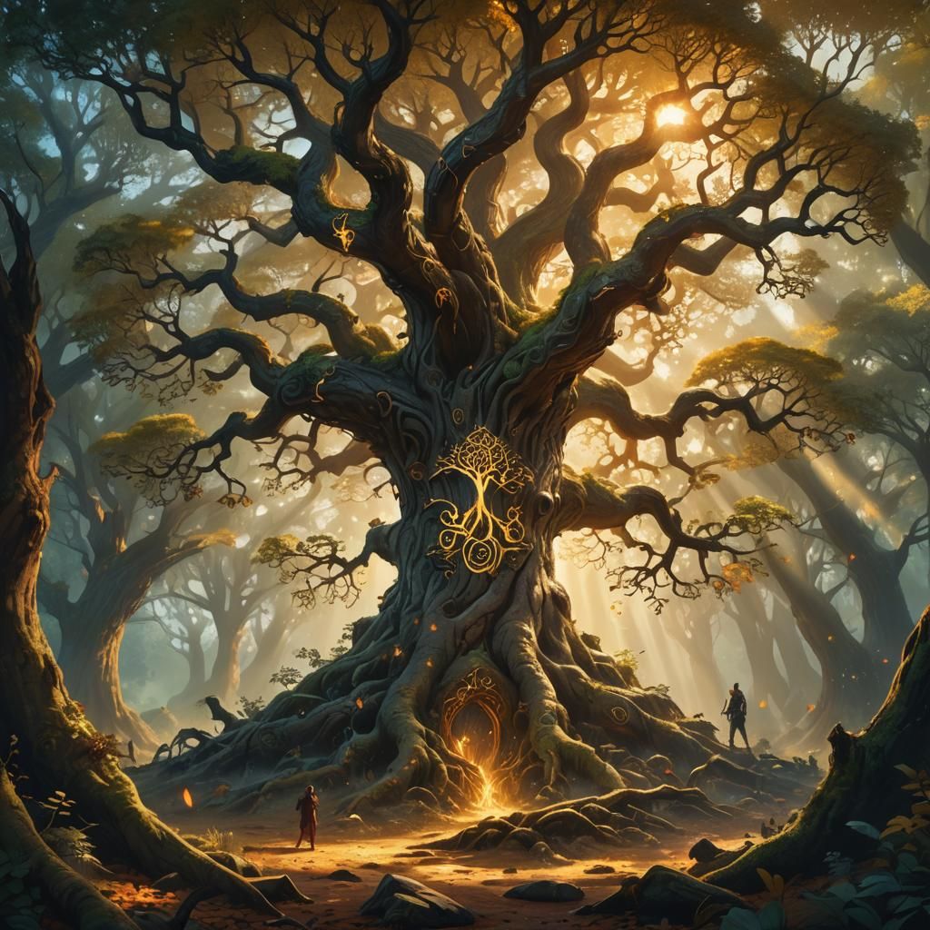 Majestic Tree of Life Healing Warriors