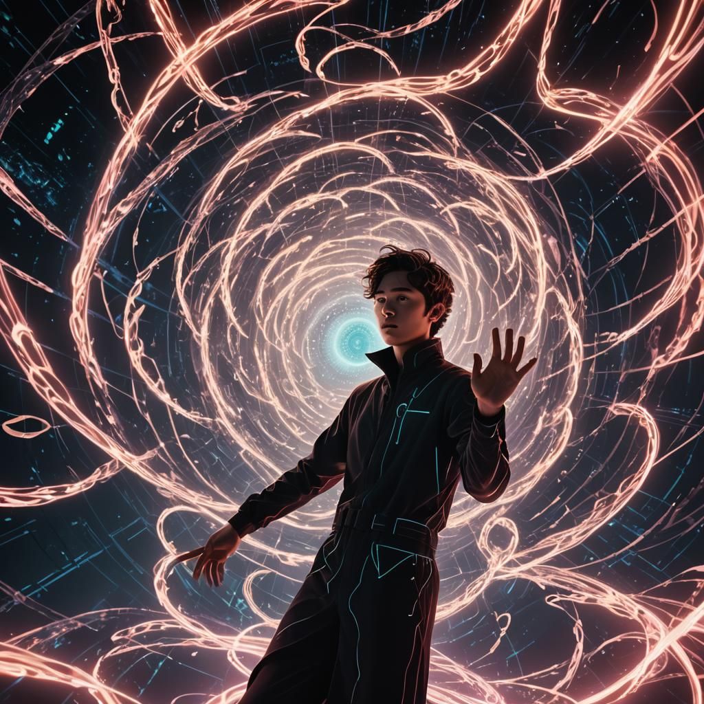 Neon Metaverse: Digital Surrealist Art in Cyberpunk Style