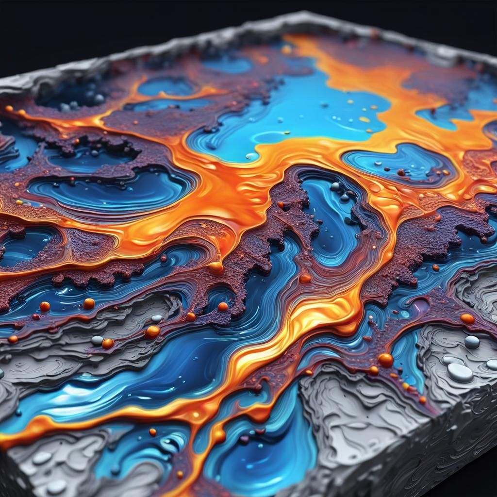 Quantum Levitation Canvas in Photorealistic Style