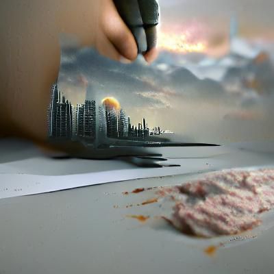 The Last Human: Detailed Matte Painting