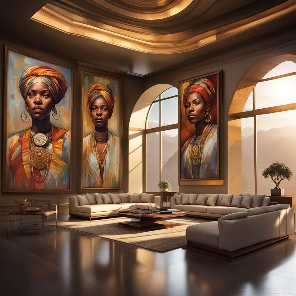 Ethiopian Renaissance: Futuristic Interior Design in Art Sty...