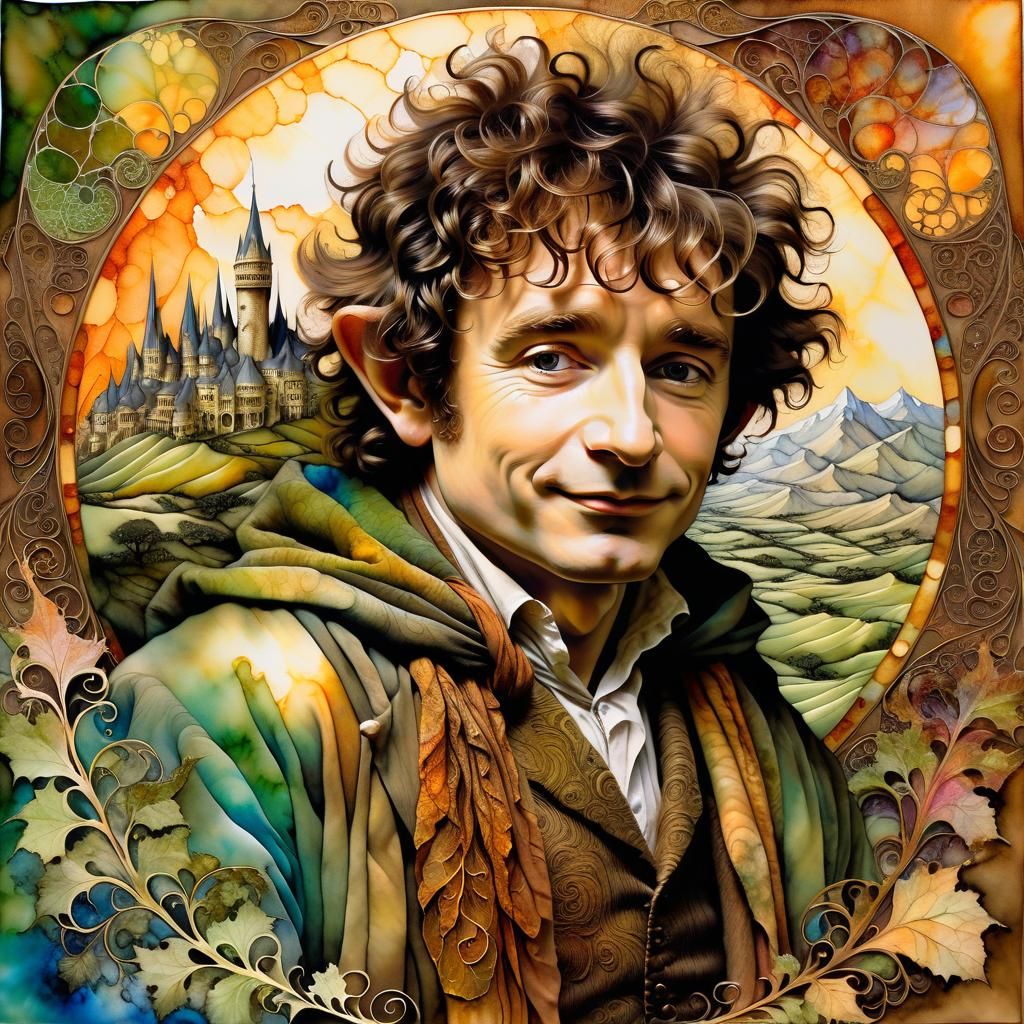 Filigree Bilbo Baggins in Irradiated Metropolis, Cel-Shaded