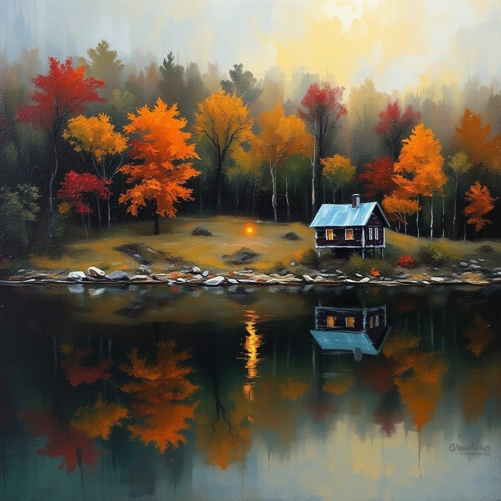 The blue house