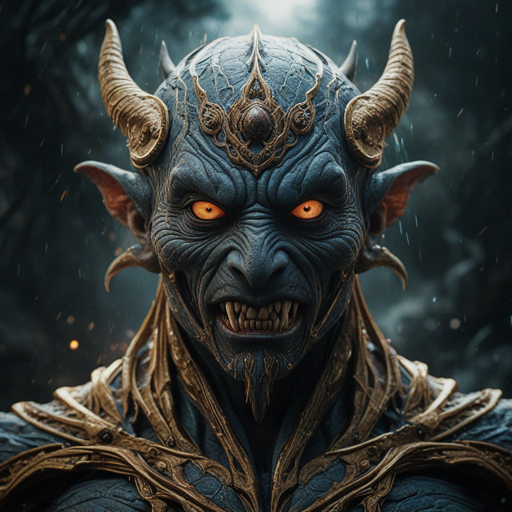 Mystical Hybrid Creature in Cinematic Oil Painting Style