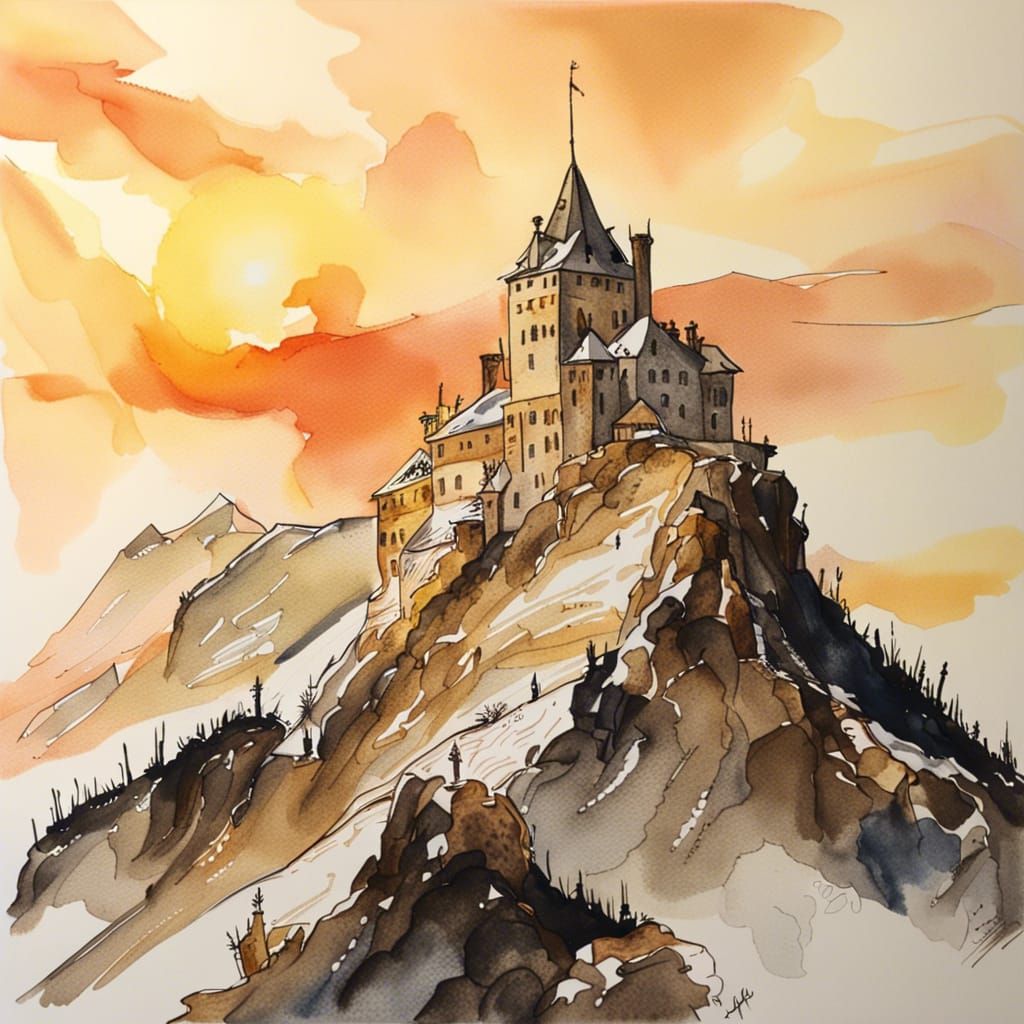 Mountain castle