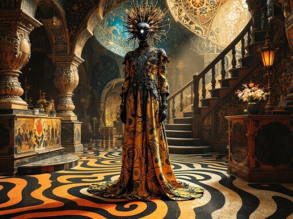 Replicant Wearing the Latest Neuromorphing Fashion