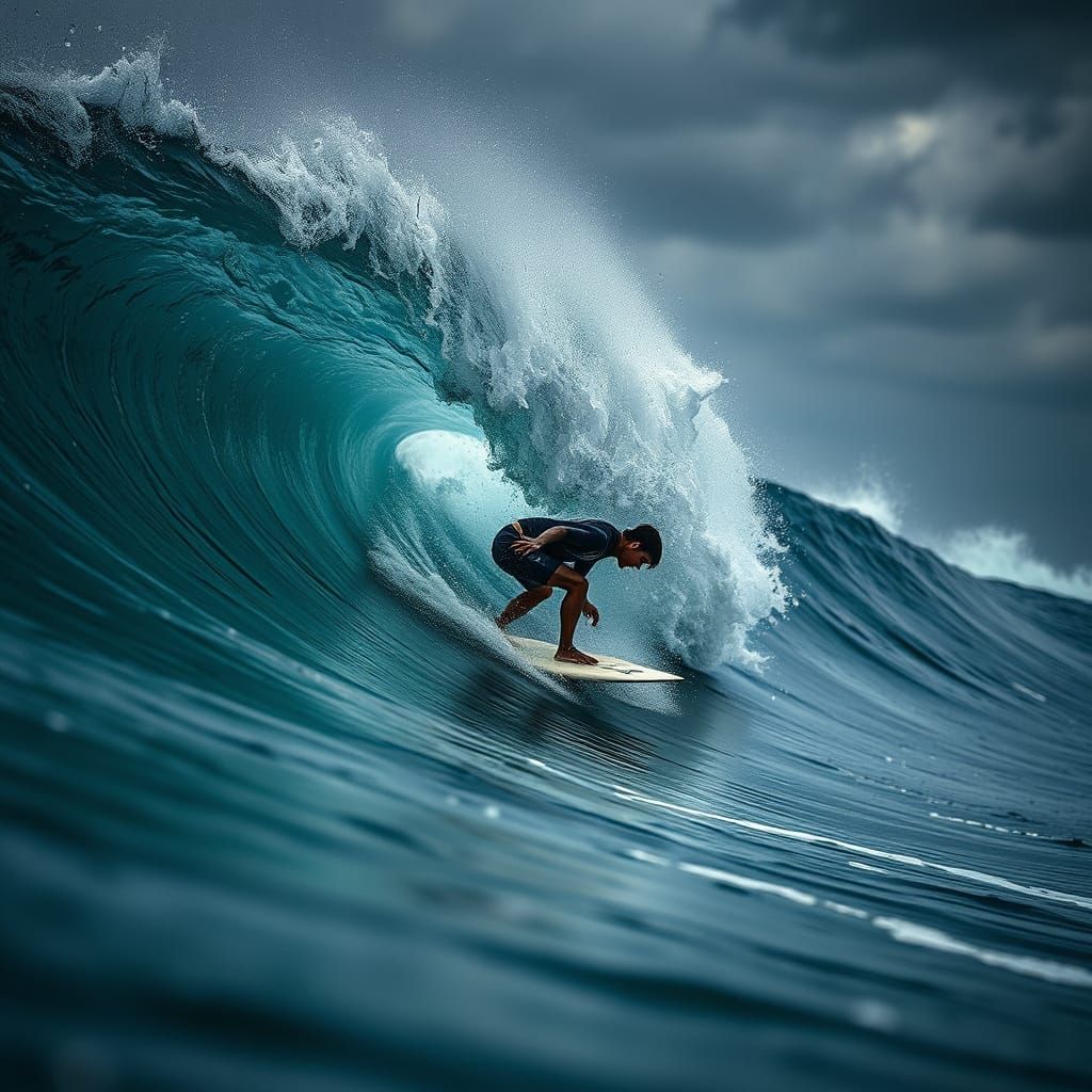 Surfing Culture in Hyperrealistic Detail