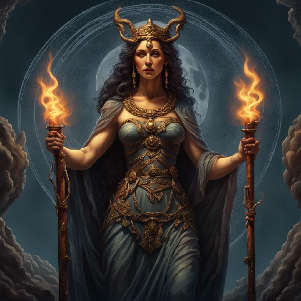 Hecate, Goddess of Magic and Crossroads