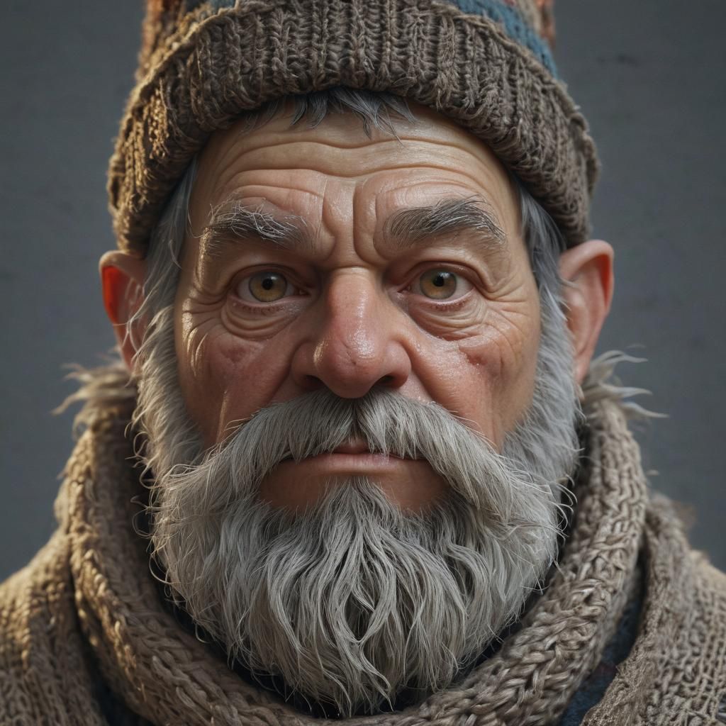 Grizzled Gruff Gnome Fey Warlock