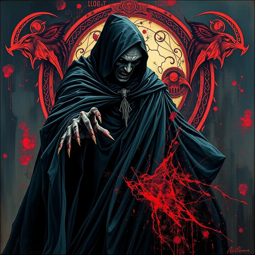 Vampire in Sci-Fi Heavy Metal Style