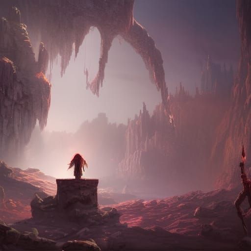 Fantastical Crystal Ball in Detailed Matte Painting