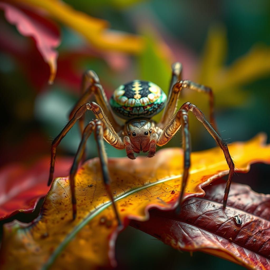 Majestic Mexican Bird-Eating Spider in Hyperrealistic Detail
