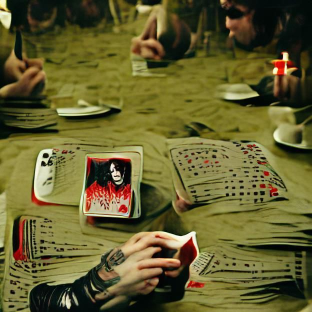 Antichrist Plays Cards: A Sinister Game