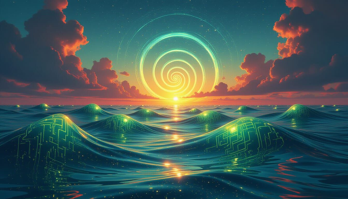 Cosmic Ocean of Sentient Glass and Starlight