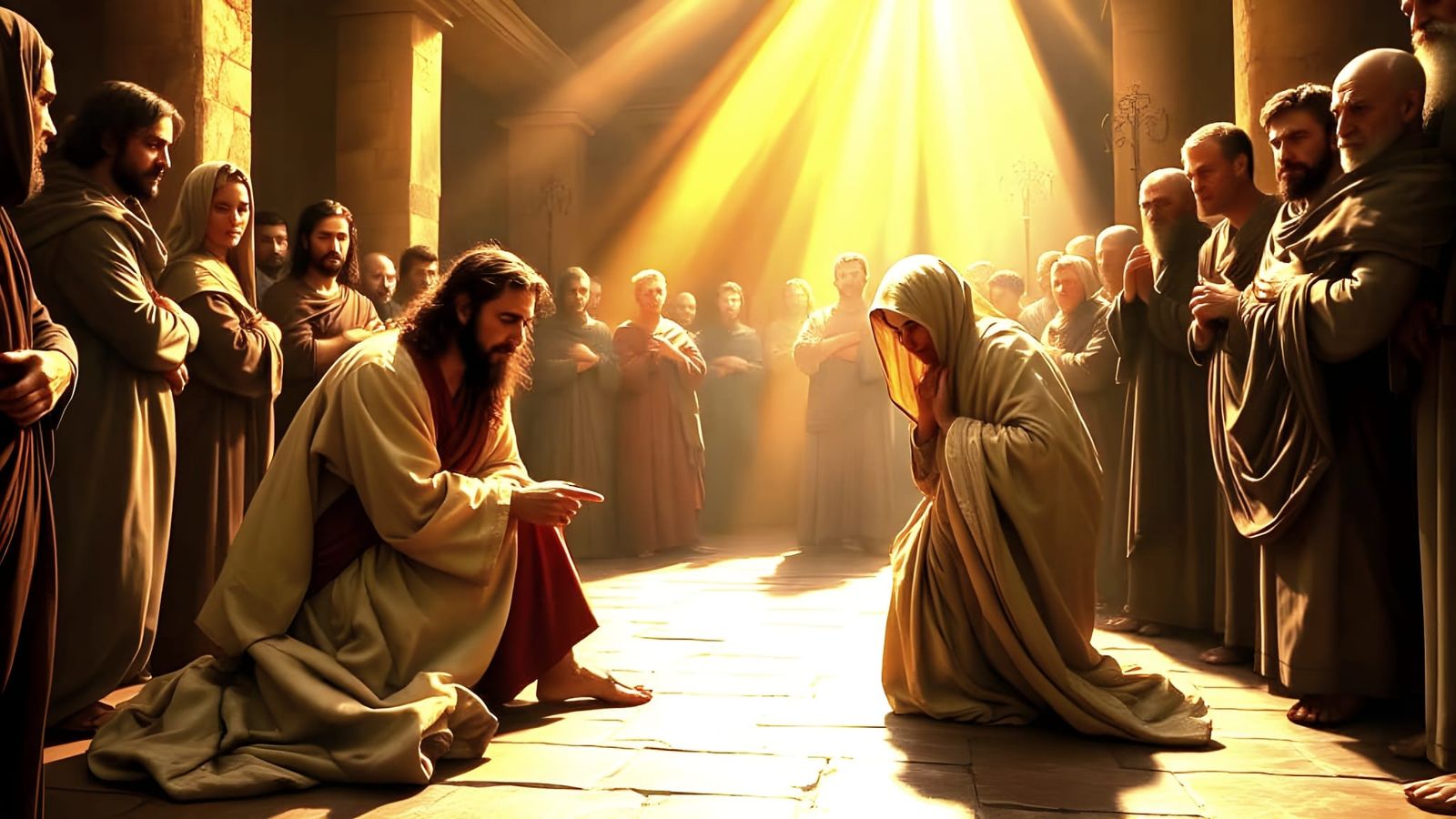 Jesus in the Temple Courts, A Scene of Moral Weight