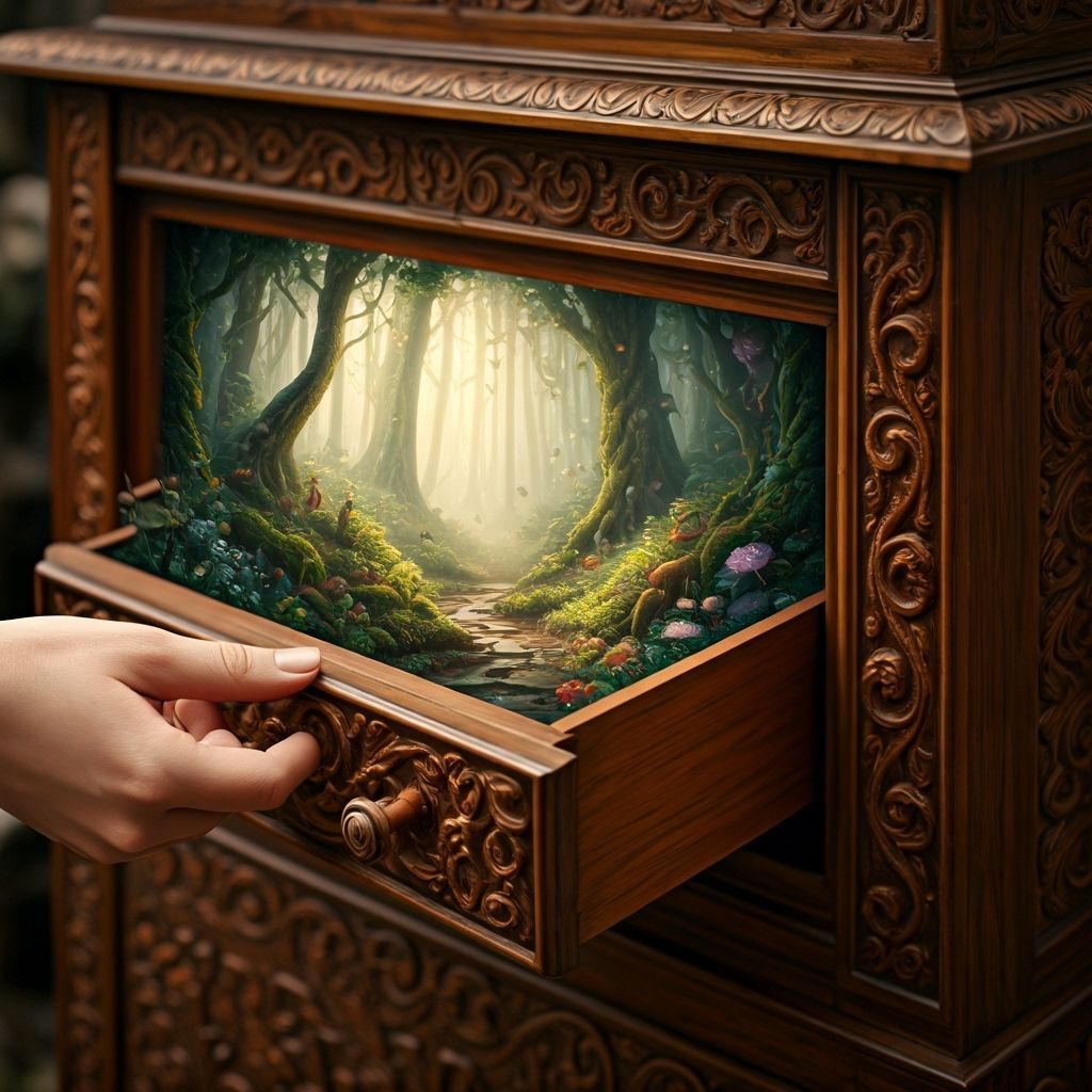 World inside the drawer