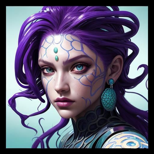 Medusa Selfie: A Hyperrealistic Concept Art Image