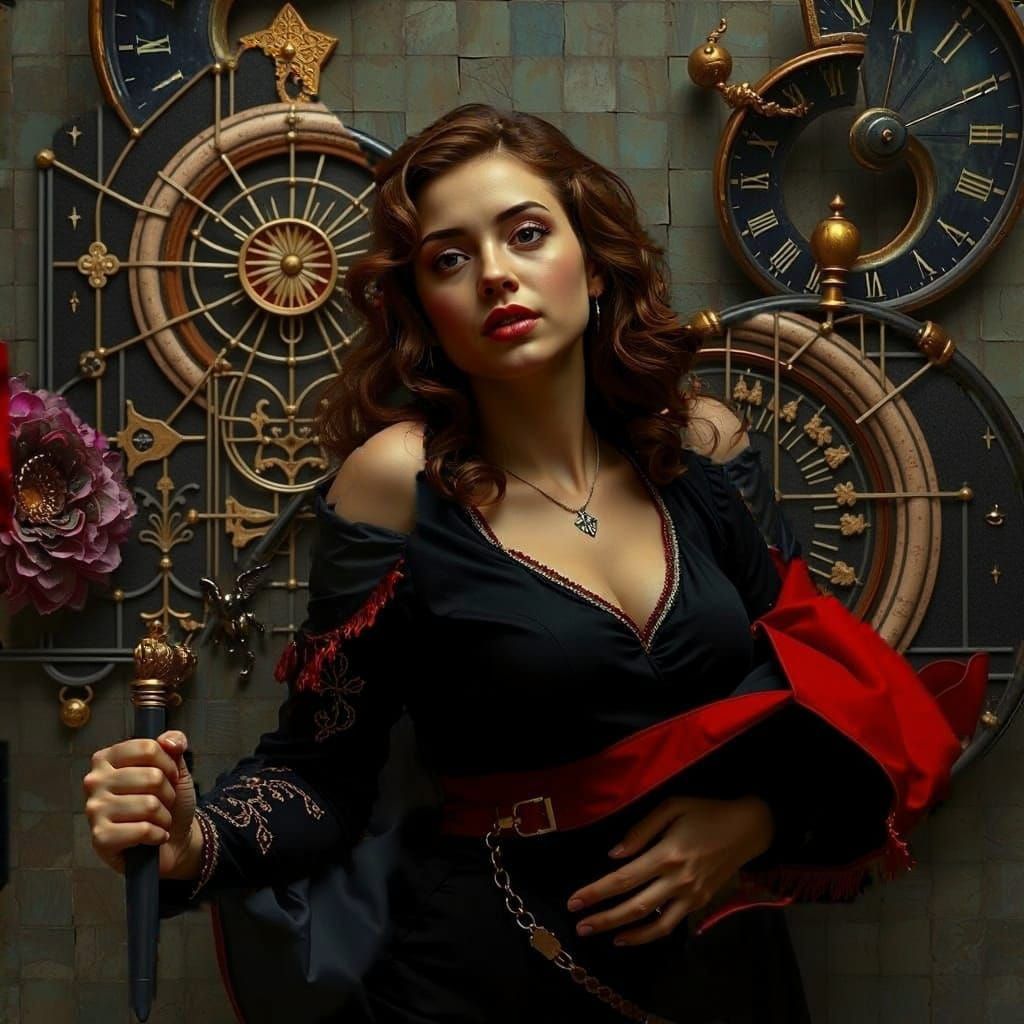 Mathematical Curves and Spirals in Digital Art