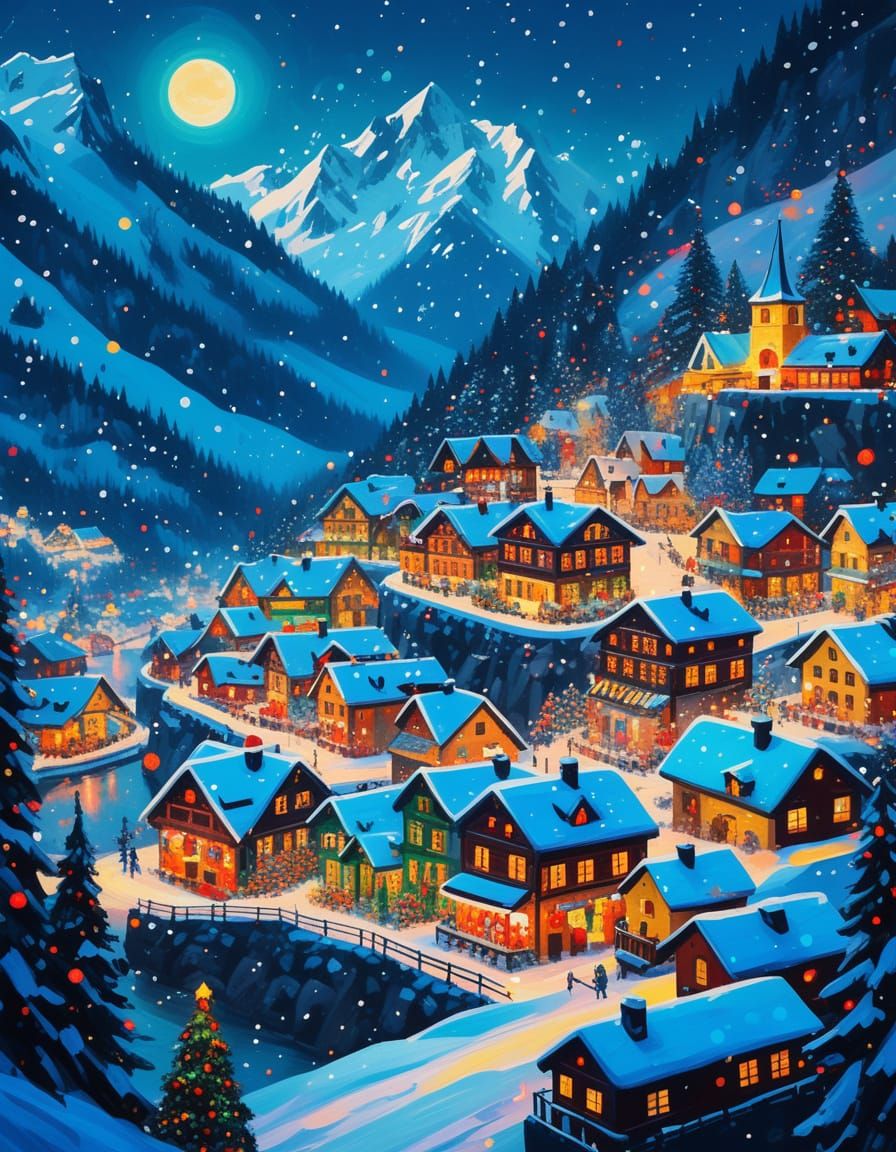 Christmas Time In The Mountains