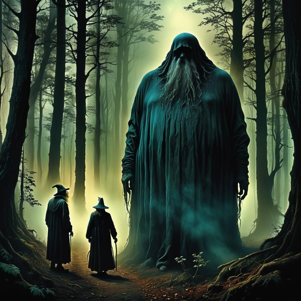 Eerie Forest: Witches and the Bearded Man