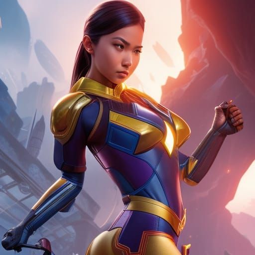 Batgirl Cassandra Cain: Hyperrealistic 3D Digital Art