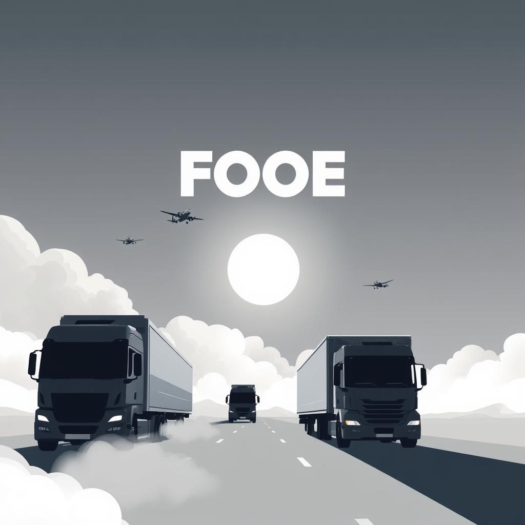 Fooe Spedition Light Logo in Comic Book Style