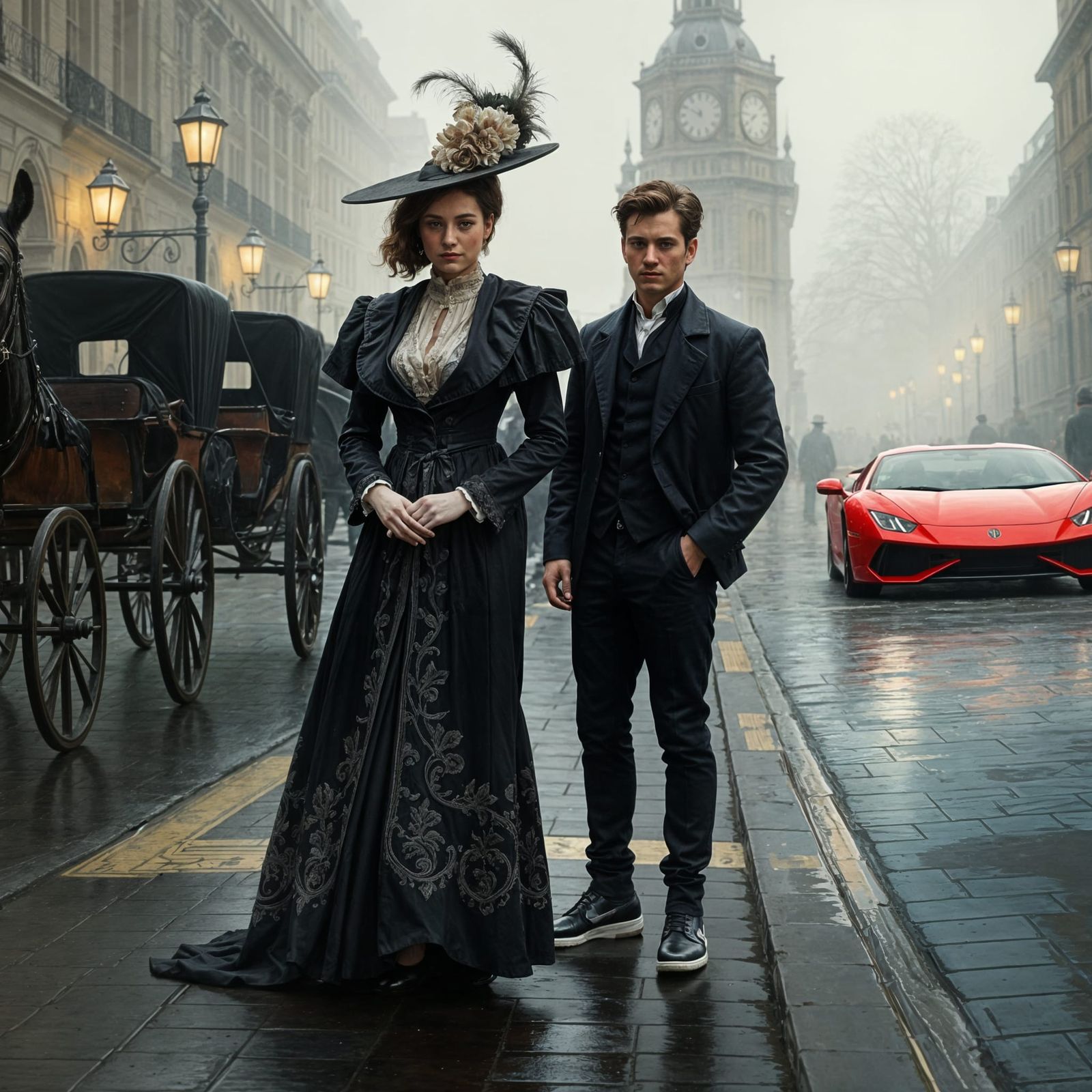 Victorian Woman Meets Modern Man: Impressionistic Time Trave...