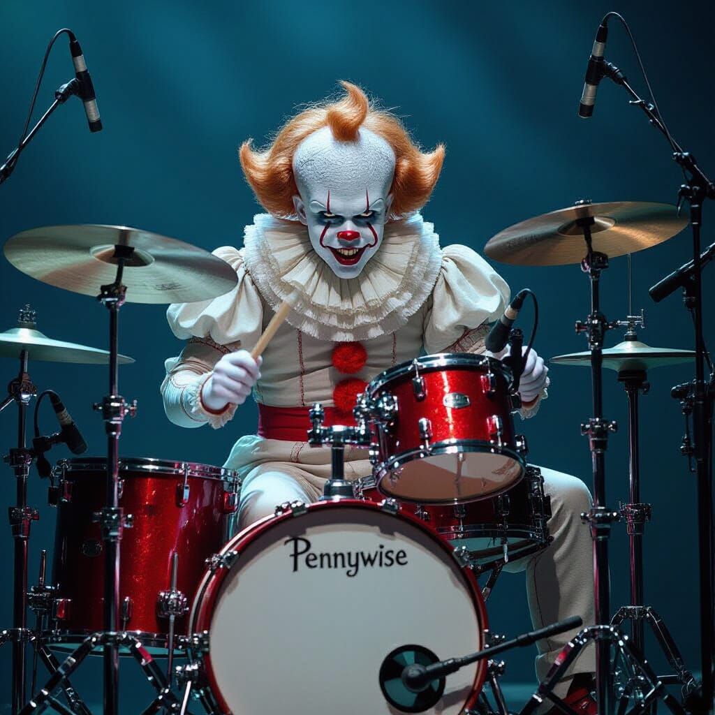 Pennywise Drumming with Slashers