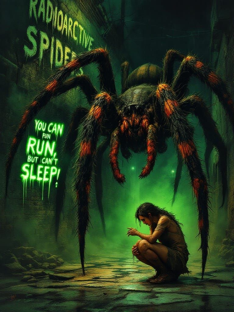 Cinematic Horror Book Cover in a Cyberpunk Aesthetic